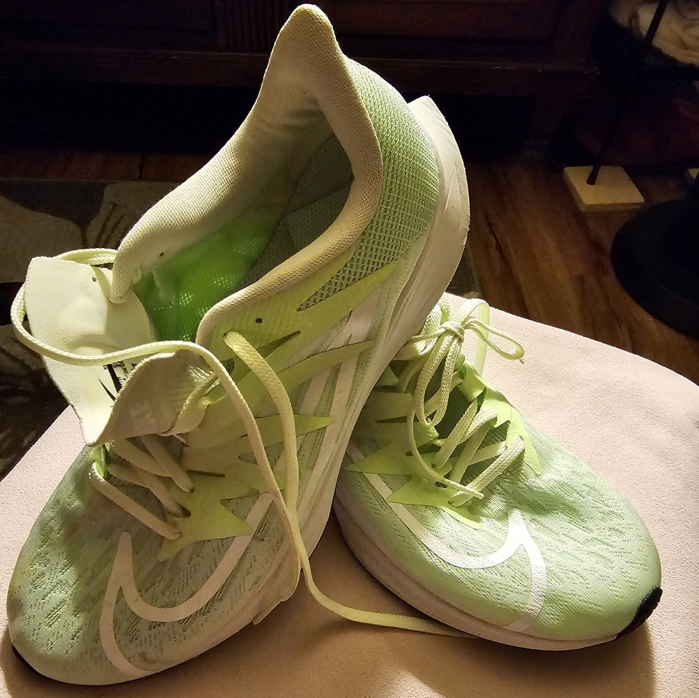 Neon Green Nike Running Shoes Size 10 Women's